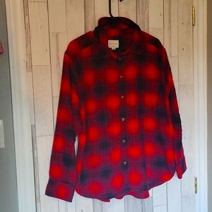 American  eagle flannel shirt sz lrg